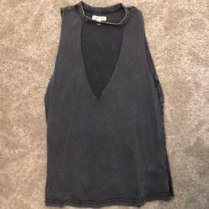 Washed out black tank